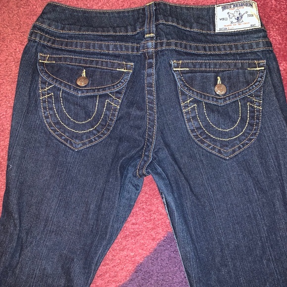 Classic Dark Denim True Religion Jeans Size 30 - Picture 1 of 5
